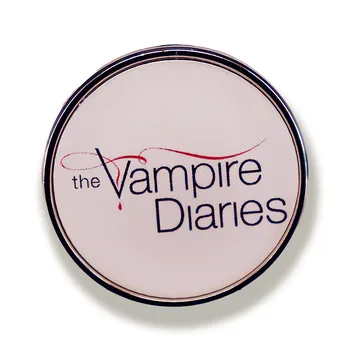 Vampire Diaries Klaroline Mine Çiçeği Broş Emaye Pin Broş Metal Rozetleri Yaka İğneler Denim Ceket Takı Aksesuarları Hediyeler