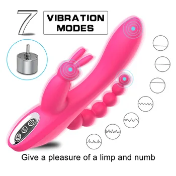 Vibratörler şarj çift masaj vibratör kadın silikon vibratörler itiraz seks oyuncak