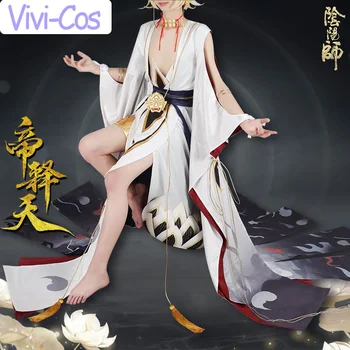Vivi-Cos Oyunu Onmyoji Magmatron SSR Uyanıştan Önce Muhteşem Kimono Antika Üniforma Cosplay Cadılar Bayramı Kostüm Rol Oynamak Parti