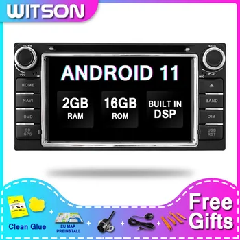 WITSON Android 11 Araba Video TOYOTA COROLLA / RAV4 2RAM 16ROM Dahili DSP araç DVD oynatıcı multimedya oynatıcı