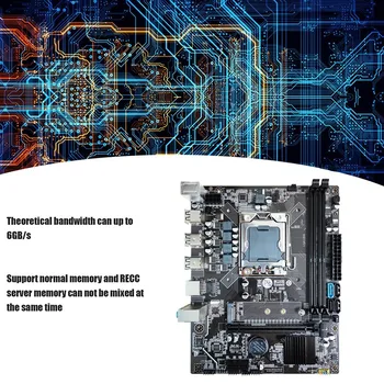 X79 masaüstü bilgisayar Anakart Seti + E5 2420 CPU + 2X4G DDR3 RAM M. 2 NVME LGA1356 DDR3 Bellek Yuvası SATA3. 0 Oyun Anakart