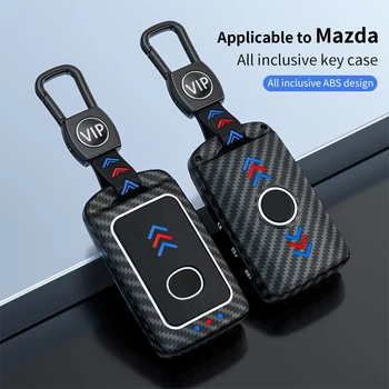 YENİ Buzlu Oto Araba Styling Anahtar Kutu Tutucu Kabuk Uzaktan Kapak Anahtarlık Aksesuarları Mazda 3 için Alexa CX - 4 CX - 5 CX-8 2019 2020