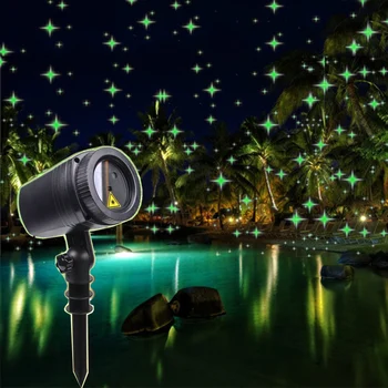 Yanıp sönen yıldız noel lazer projektör ışık açık Meteor duş yağmur LED projektör lambası tatil parti bahçe ağaç dekor