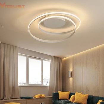 Yaratıcı akrilik led lamba kristal cilası plafonnier ev Deco tavan lambası Modern akrilik LED tavan ışıkları oturma odası için