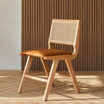 Yatak odası mutfak sandalyesi Tasarımcı Ergonomik Modern İskandinav yemek sandalyeleri Salonu Açık Minimalist Muebles Ev FurnitureWWH25XP