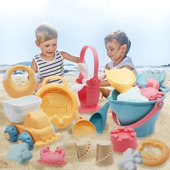 Yaz plaj oyuncakları 5-17 adet Bebek Plaj Oyunu Oyuncaklar Çocuk Sandbox Seti Oyuncaklar Plaj Oyun Kum Su Oyun Sepeti