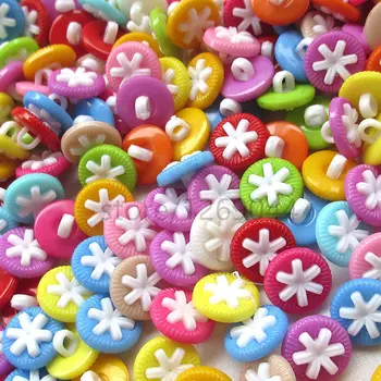Yeni 30/50/10 adet Renkli Plastik Düğmeler 15mm Dikiş El Sanatları Arka Delik