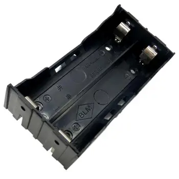 Yeni Dıy Pil saklama kutusu Tutucu Kılıf İçin 2X18650 3.7 v şarj edilebilir pil 4 Pin Siyah taşınabilir pil saklama kutusu es