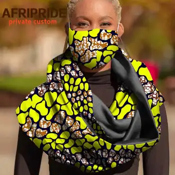 Yeni Moda Kaşmir Eşarp Kış Sıcak Yumuşak Atkılar Afrika 2 Parça Set Erkekler Kadınlar için Unisex Açık Maç Baskı Maskesi A2128002