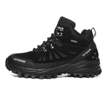 Yeni Stil Erkek yürüyüş ayakkabıları Kış Açık Yürüyüş koşu ayakkabıları Dağ Spor Çizmeler Sıcak Peluş Tırmanma Sneakers Ücretsiz Kargo