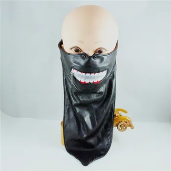 Yeni Tokyo Ghoul Maske Olmayan ana Gotik Başörtüsü Kişilik Punk Diş Fermuar Maske Cadılar Bayramı Cosplay Maske Prop
