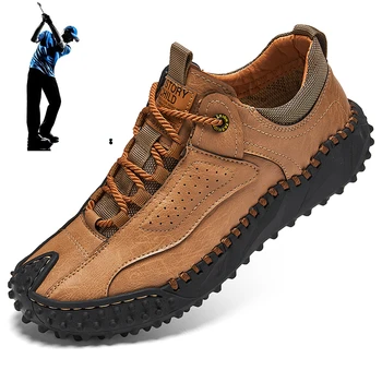 Yeni erkek Golf ayakkabıları erkek Eğitim Golf Yürüyüş Sneakers Çim Parça Sneakers erkek Golf Sneakers Boyutu 38-48