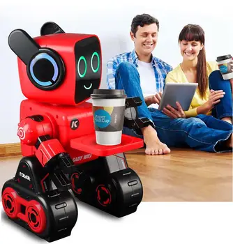 Yeni stil erkek ve kız akıllı elektrikli robot R4 Çocuklar için Akıllı Akıllı Programlanabilir Uzaktan Hareket Kontrolü RC Oyuncak Robot vs 18DOF
