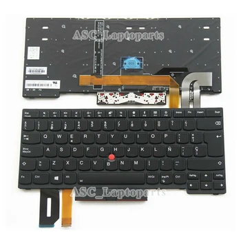 Yeni İspanyolca Teclado Klavye için Lenovo Thinkpad T14 Gen 2 2021 ( 20W0 20W1) ARKADAN AYDINLATMALI, siyah Çerçeve Siyah