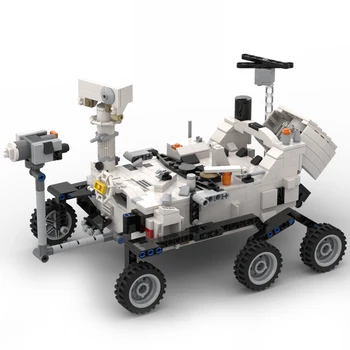 Yetkili MOC-48997 Blokları 670 Adet Mars Rover Havacılık Serisi Yapı Taşı MOC Oyuncak Kök Kiti (Lisanslı Tarafından Tasarlanan Ycbricks)