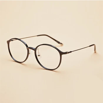 Yuvarlak Süper Elastik Bellek Titanyum Gözlük Çerçevesi Anti Blu hafif Ultralight okuma gözlüğü Erkekler Kadınlar için+1.0 +1.5 +2.0 +2.5