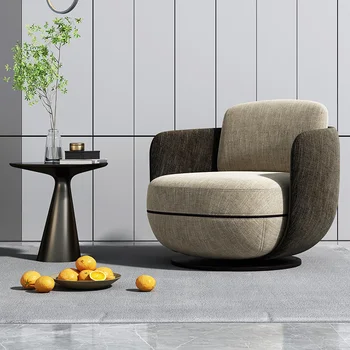 Yüksek Geri Vanity Nordic Sandalye Salonu Tasarım Kol Bacaksız Konfor Okuma Koltuğu makyaj kumaşı Salonu Meubles De Salon Koltuk