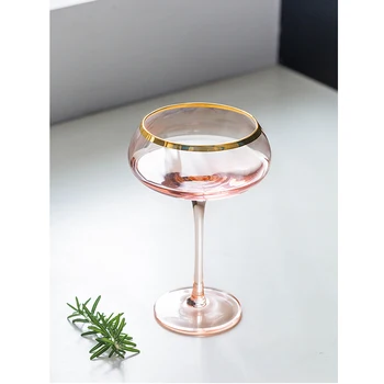 Yüksek kaliteli şarap bardağı kurşunsuz kristal cam kadeh bira bardağı yaldızlı şampanya bardakları düğün gözlük romantik düğün hediyesi
