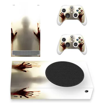 Yürüyen Ölü Cilt Sticker Çıkartma Kapak Xbox Serisi S Konsolu ve 2 Kontrolörleri Xbox Serisi İnce Cilt Sticker Vinil