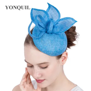 Zarif Bayanlar Kadın Moda Parti Yemeği Başlığı Fantezi Resmi Fascinator Şapka saç tokası Aksesuarları Çiçek El Yapımı Fedora Kap