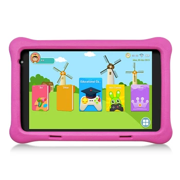 büyük stok 8 inç Çocuk Tablet PC Android 10.0 Öğrenme ve Eğlenceli Tabletler Çocuklar için 2GB RAM 16 GB Dört Çekirdekli WiFi Tablet pc