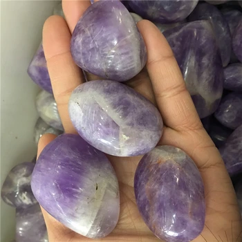 doğal ametist kristal eskitme taşlar Doğal Ametrine Taş Reiki meditasyon şifa taşı numune olarak hediye