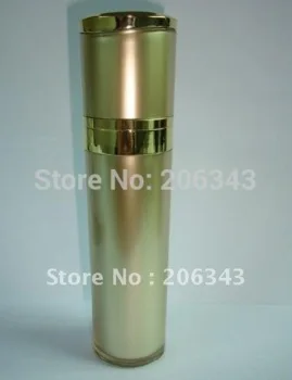 kozmetik Ambalaj için kullanılan 50ml altın Akrilid prss pompa losyonu/emüzyon şişesi