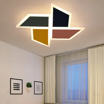 modern led yatak odası aydınlatma armatürleri cafe otel koridor lambası LED tavan lambası AC85-265V tavan ışık fanlar tavan ışıkları