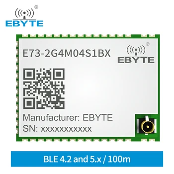 nRF52832 BLE 4.2 / 5.0 Modülü Bluetooth Modülü 2.4 GHz IPEX Anten EBYTE E73-2G4M04S1BX SMD Verici rf Kablosuz Modülü