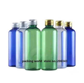 serum/losyon/emülsiyon/toner/tuvalet/su/cilt bakımı kozmetik ambalajı için 100ml yuvarlak omuz plastik PET şişe
