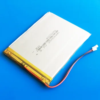 ultra ince 3.7 V 2500mAh 407090 polimer lityum Lipo şarj edilebilir pil için GPS DVD PDA PAD güç bankası e-kitap kamera tablet