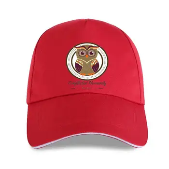 yeni kap şapka Tasarım Bilge Baykuş Conflicted İnsanlık Erkekler Düz Beyaz Pamuk Yaz Karikatür Gece Yürüyüş beyzbol şapkası
