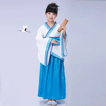 Çin tarzı Hanfu kostüm erkek kız kostüm cosplay sahne performansı kostüm