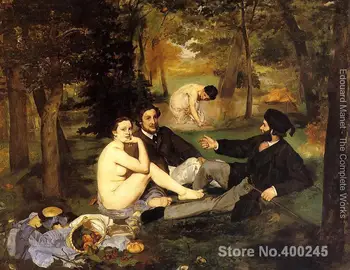 Öğle yemeği Çim Edouard Manet boyama satılık El boyalı Yüksek kaliteli
