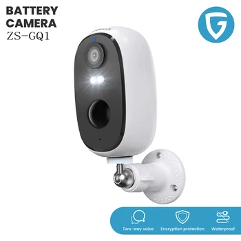 ıeGeek Kablosuz ev güvenlik kamerası Açık Akülü ip kamera 2K 3MP Renkli Gece Görüş WiFi güvenlik kamerası Sistemi