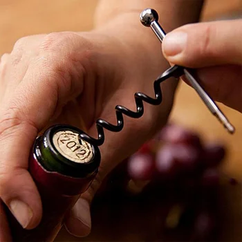 Şişe açacağı Açık Mini EDC Mantar Vida kırmızı şarap şişe açacağı Anahtarlık Aracı Çok fonksiyonlu Kamp survival Ekipmanları Aracı