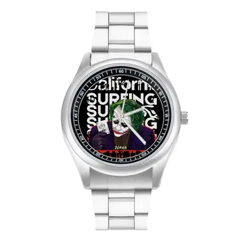 California quartz saat Surfin Palyaço Spor Rahat kol saati Çelik Tasarım Hit Satış Erkek Kol Saati