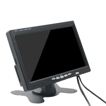 Mini TV 7 İnç HD Monitör 800X480 Taşınabilir Araba LCD Ekranlar DVD / CMMB İki Giriş Binek Otomobiller için Kamyon