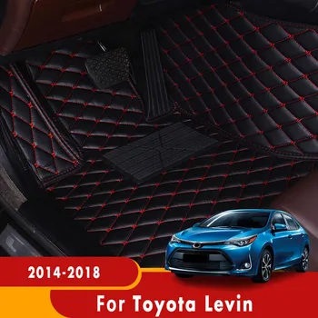 Toyota Levin için 2018 2017 2016 2015 2014 Araba Paspaslar Oto Halı Dash Ayak Pedleri Kilim İç Aksesuarları Styling